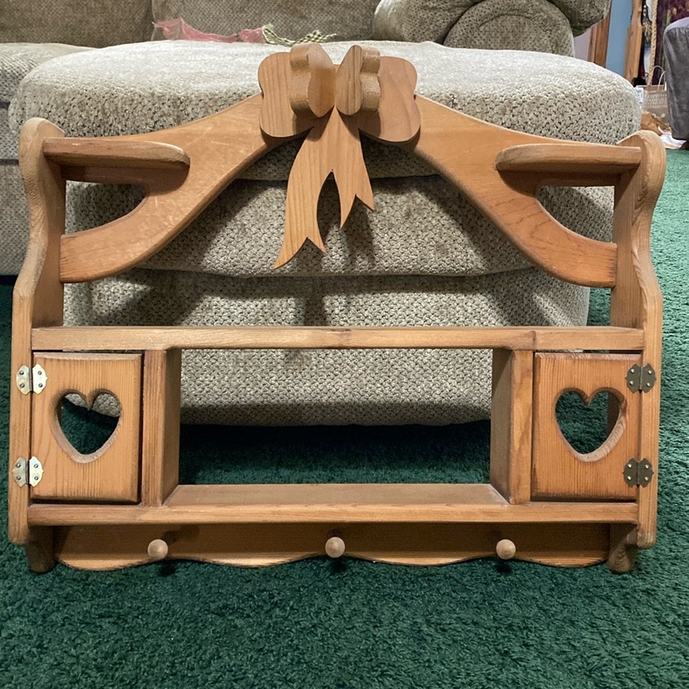 Handmade wood shelf